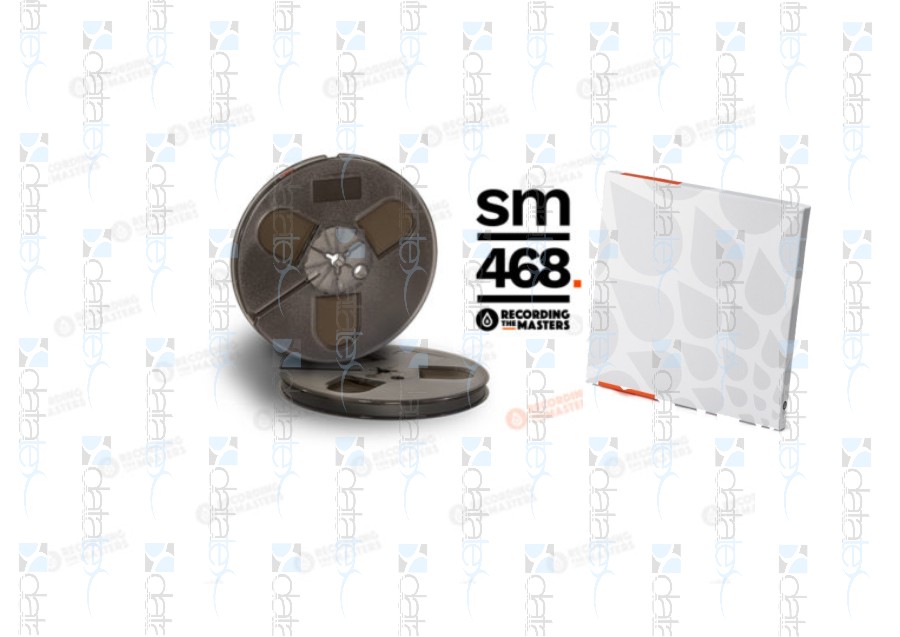 Bobine nastro magnetico SM 468 da 1/4'' - diam. 13 cm - Bobina di plastica