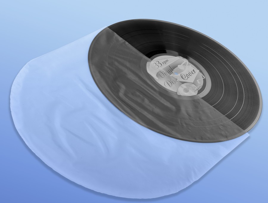 Confezione 50 Buste Interne per dischi vinile LP sagomate per disco vinile  in Polietilene