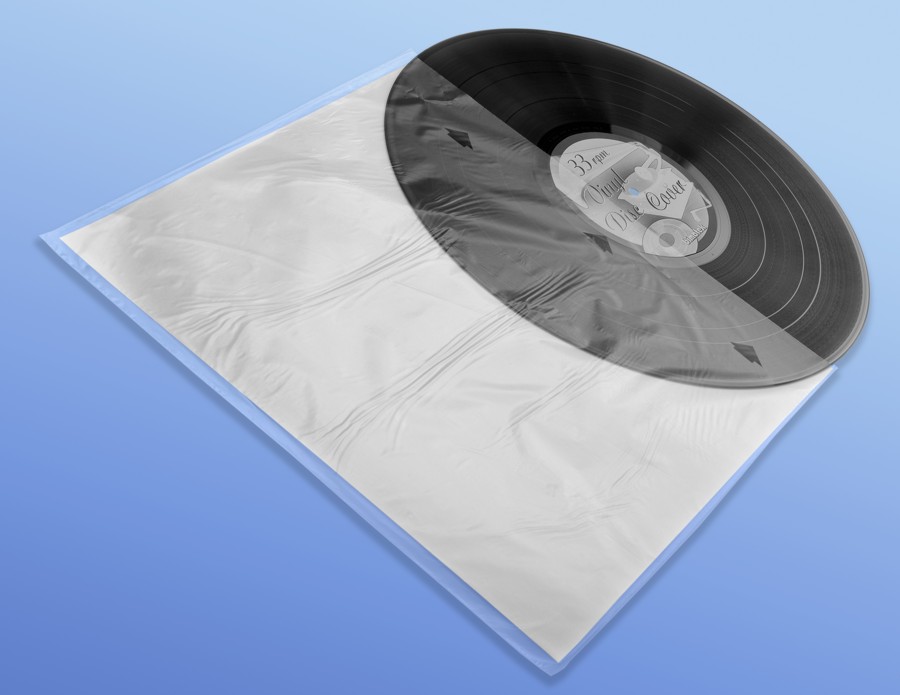 Confezione 50 Buste esterne in PVC per copertina disco vinile LP 33 giri da  120 µm